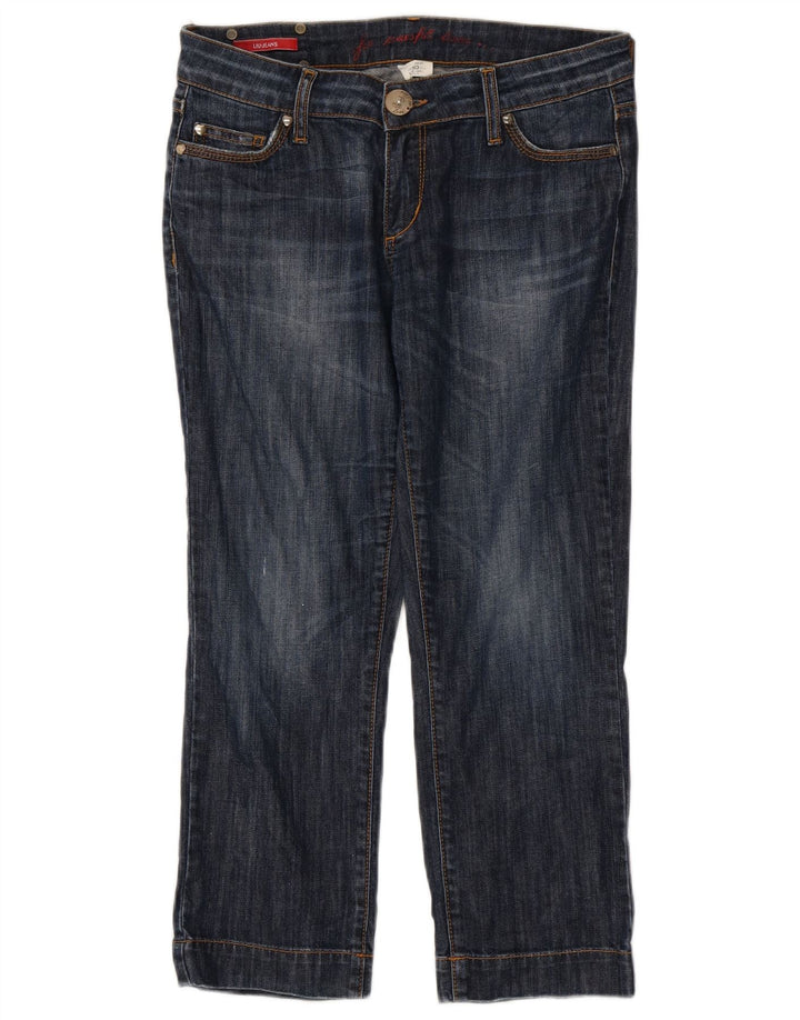 Jeans Liu Jo Mujer Cropped W30 L24 Azul Marino