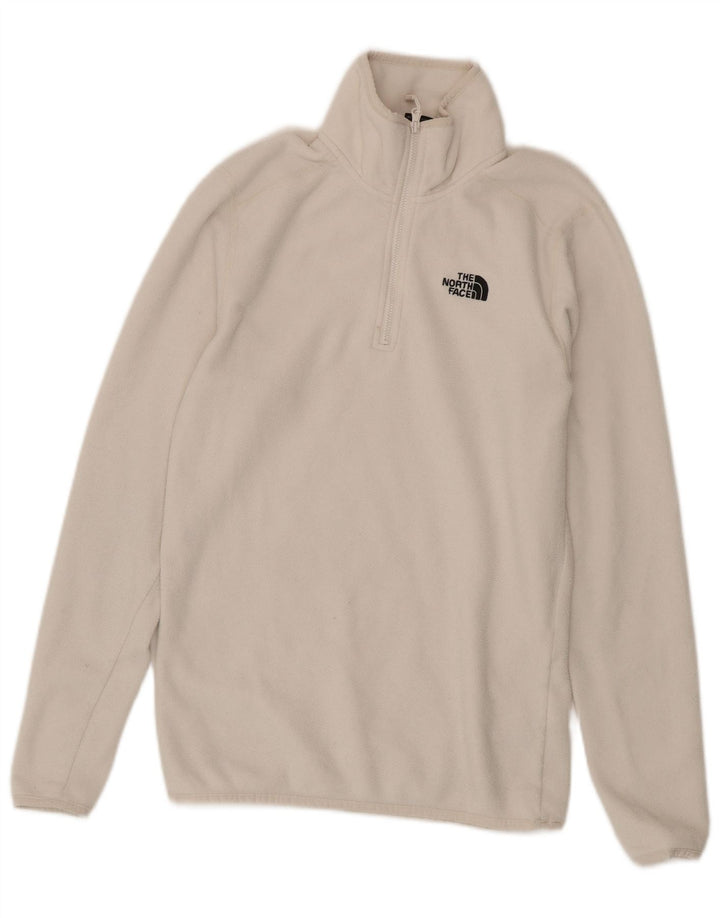 The North Face Jersey De Forro Polar Con Cremallera Para Hombre Pequeño Poliéster Beige