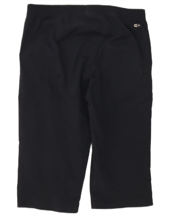 Adidas Mens Cargo Bermuda Shorts Medium W34 Poliéster Negro