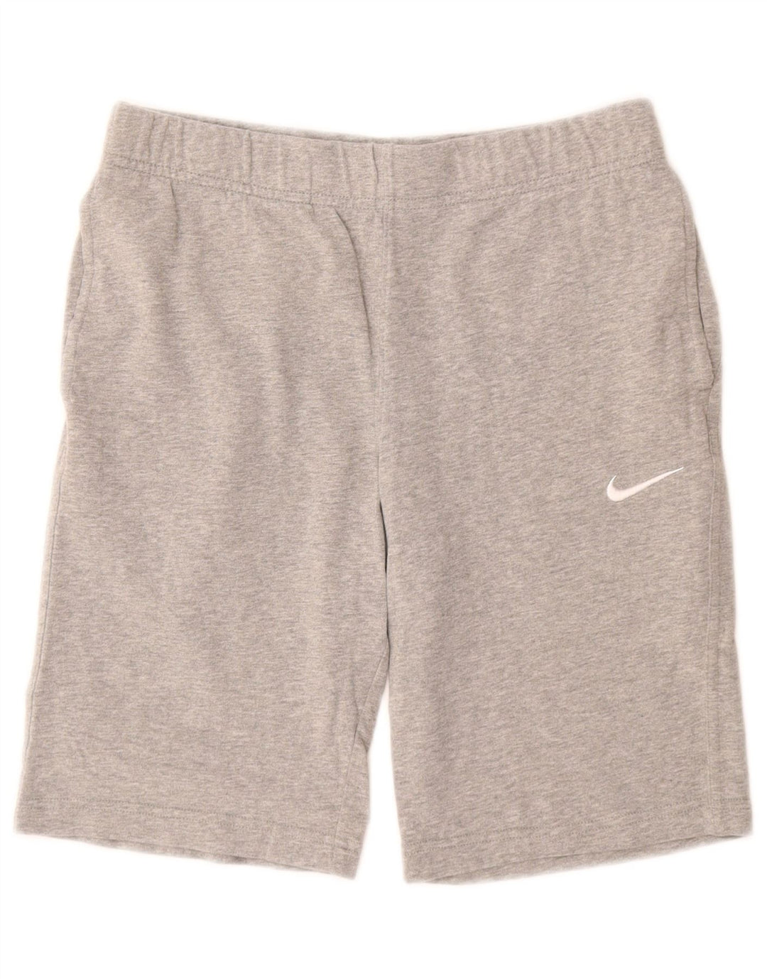 Nike - Pantalones cortos deportivos para hombre (algodón moteado gris pequeño)