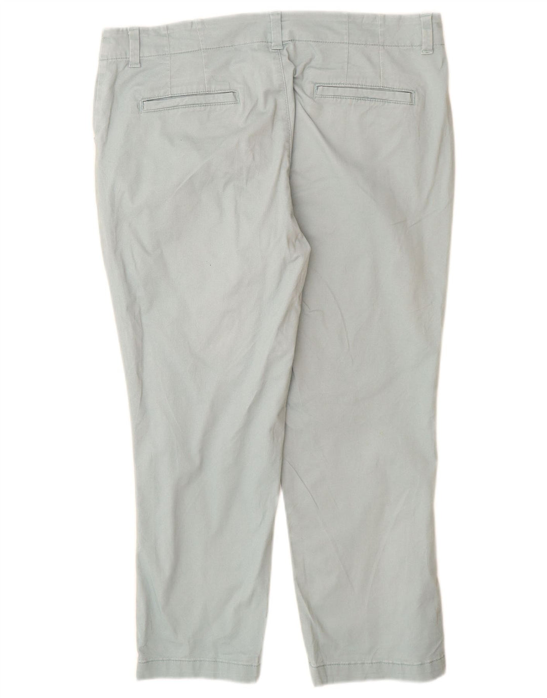 Lee Pantalones Capri para Mujer US 12 Grande W32 L24 Algodón Turquesa