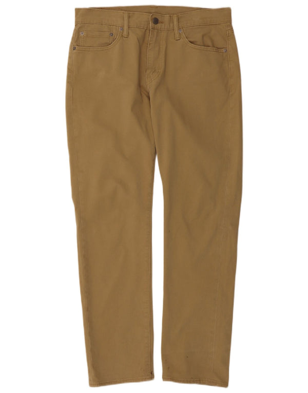 Levi's Pantalón casual delgado 511 para hombre W32 L30 Algodón beige