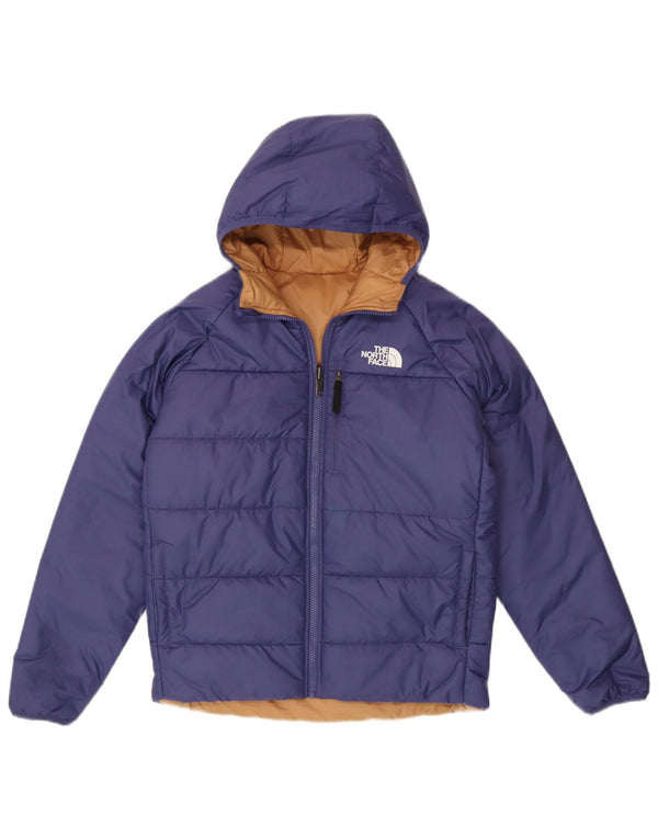 The North Face Chaqueta acolchada reversible con capucha para niño 14-15 años XL Azul