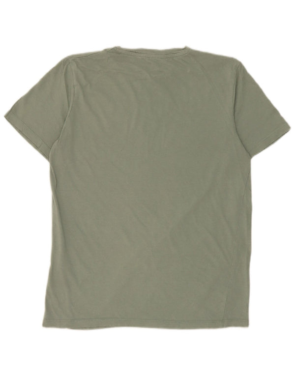 Jack & Jones Hombre Camiseta Regular Fit De Manga Corta Top Small Verde Algodón