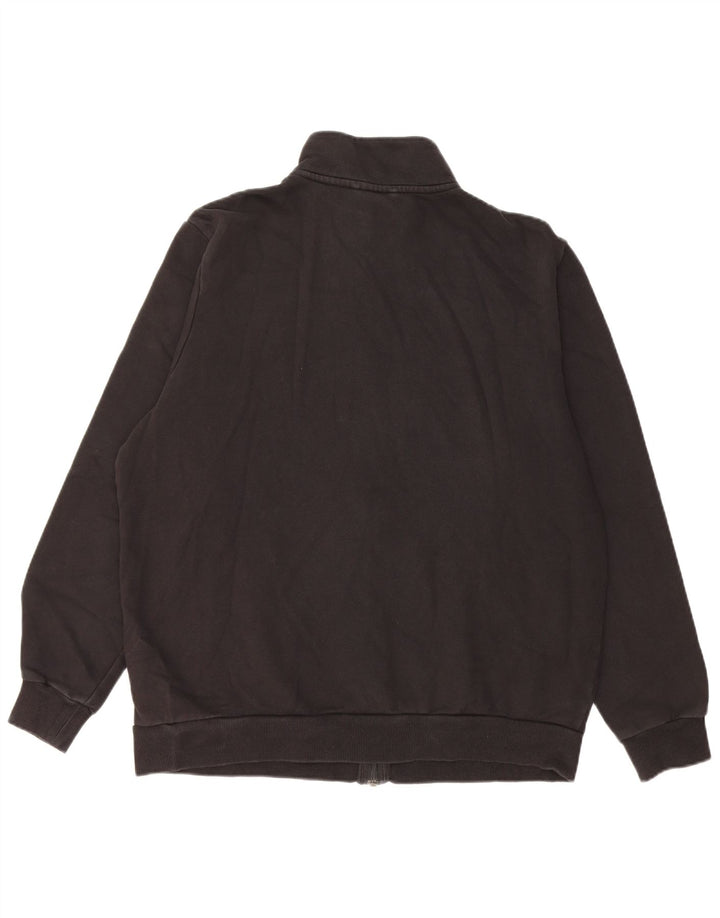 Puma - Chaqueta de chándal para hombre, talla grande, algodón negro