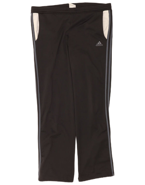 Adidas Pantalones de chándal para hombre UK 38/40 Medium Negro Poliéster