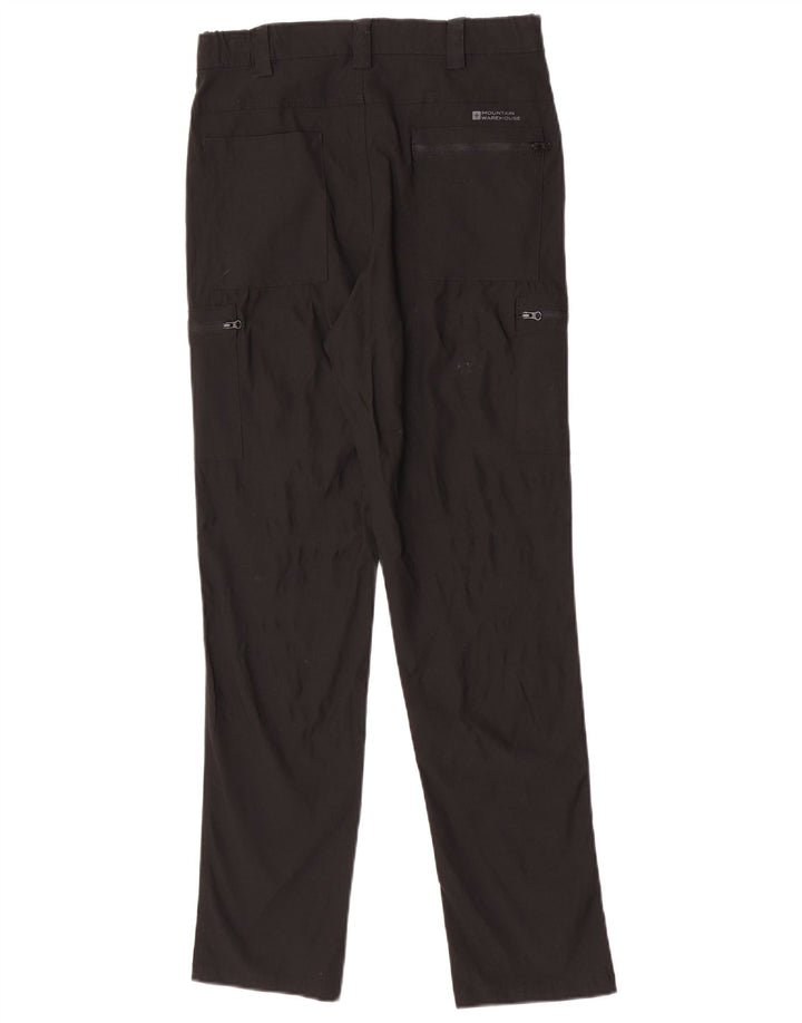 Pantalones cargo ajustados para hombre de Mountain Warehouse W30 L30 Nylon negro