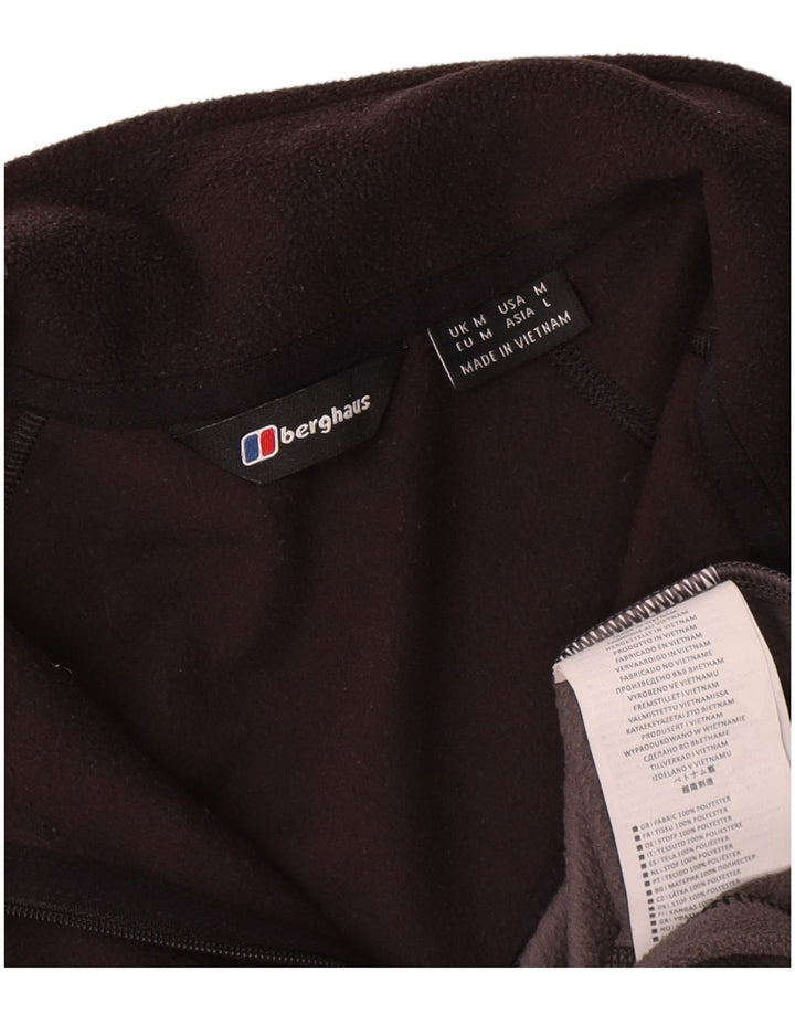 Berghaus Hombre Jersey De Forro Polar Con Cremallera En El Cuello Mediano Negro Poliéster Color Block