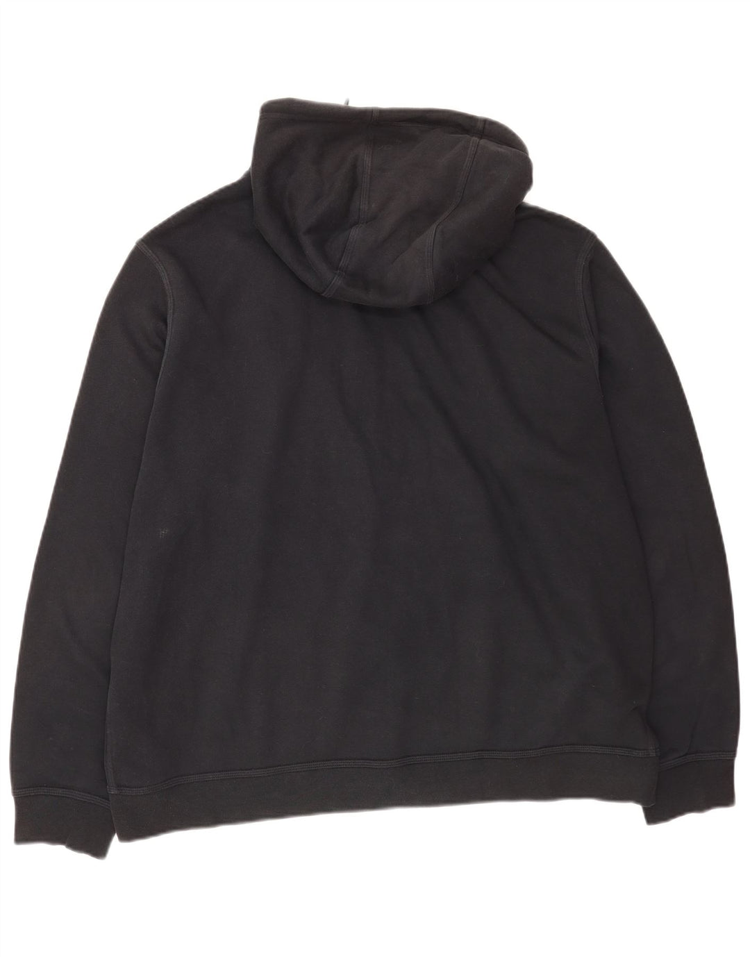 Nike - Sudadera con capucha y cremallera para hombre, talla 2XL, algodón negro