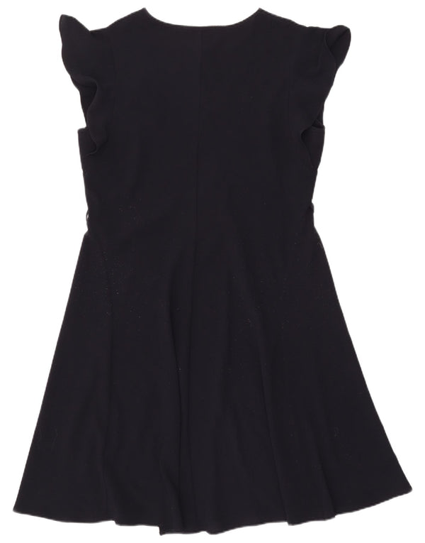 Marks & Spencer Vestido Acampanado para Mujer UK 46 Grande Azul Marino