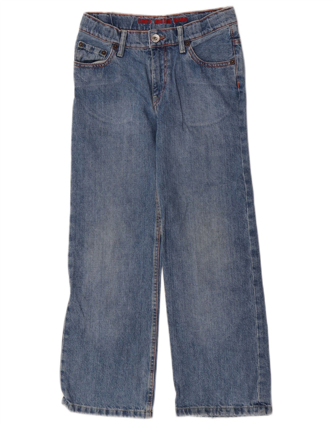 Levi's Vaqueros Rectos para Niños 7-8 Años W24 L23 Algodón Azul