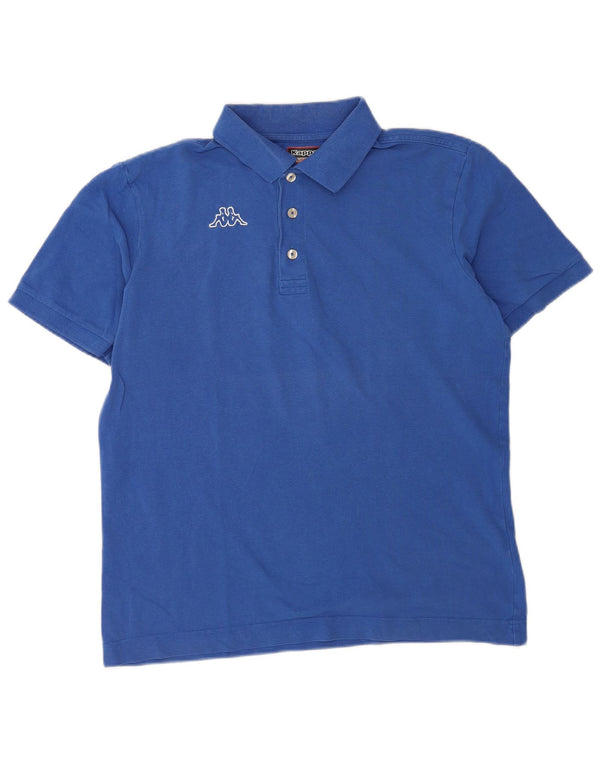 Kappa Polo Hombre Azul Grande