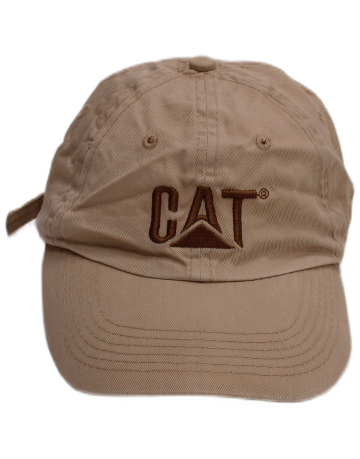 Caterpillar Gorra de béisbol gráfica para hombre Talla única Beige