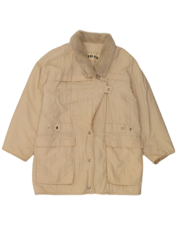 Penny Black Abrigo cortavientos extragrande para mujer UK 10 Small Beige Poliamida