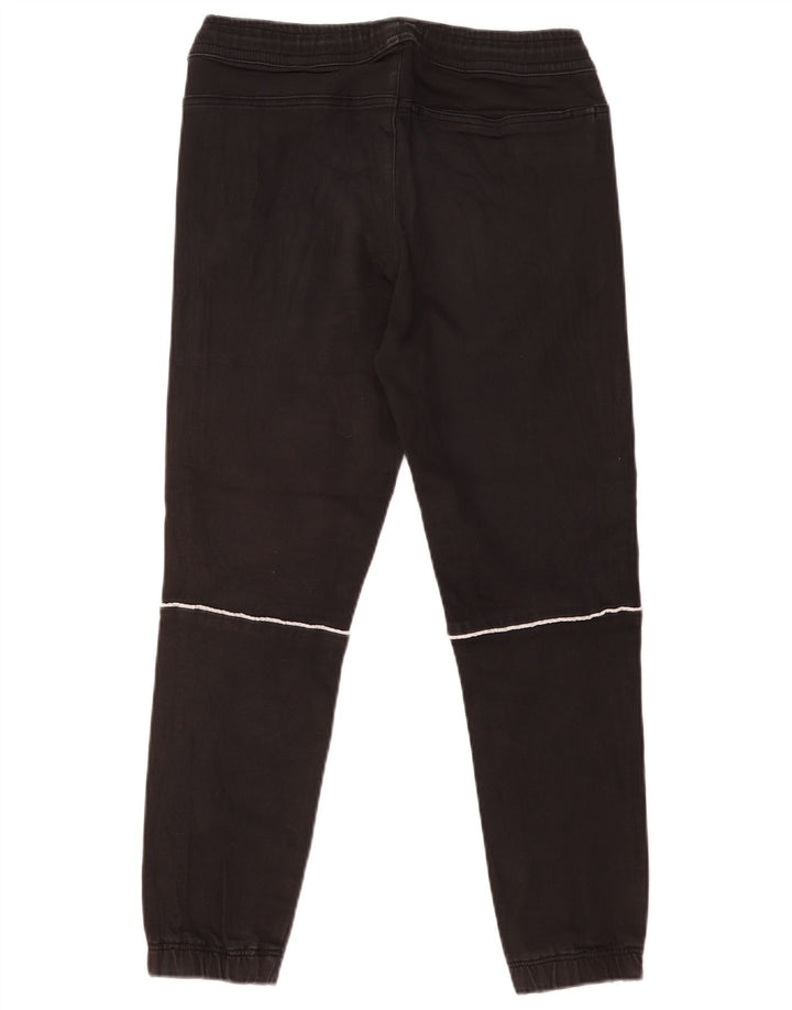 Zara Hombre Pantalones De Chándal Joggers Medium Negro Algodón