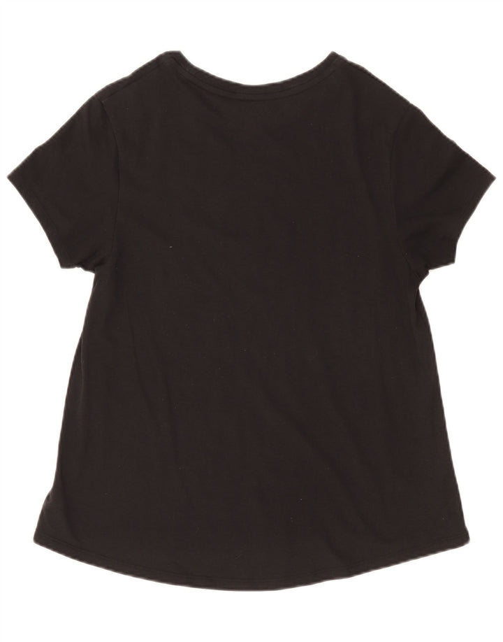 Tommy Hilfiger Camiseta gráfica para mujer Top UK 12 Gris medio