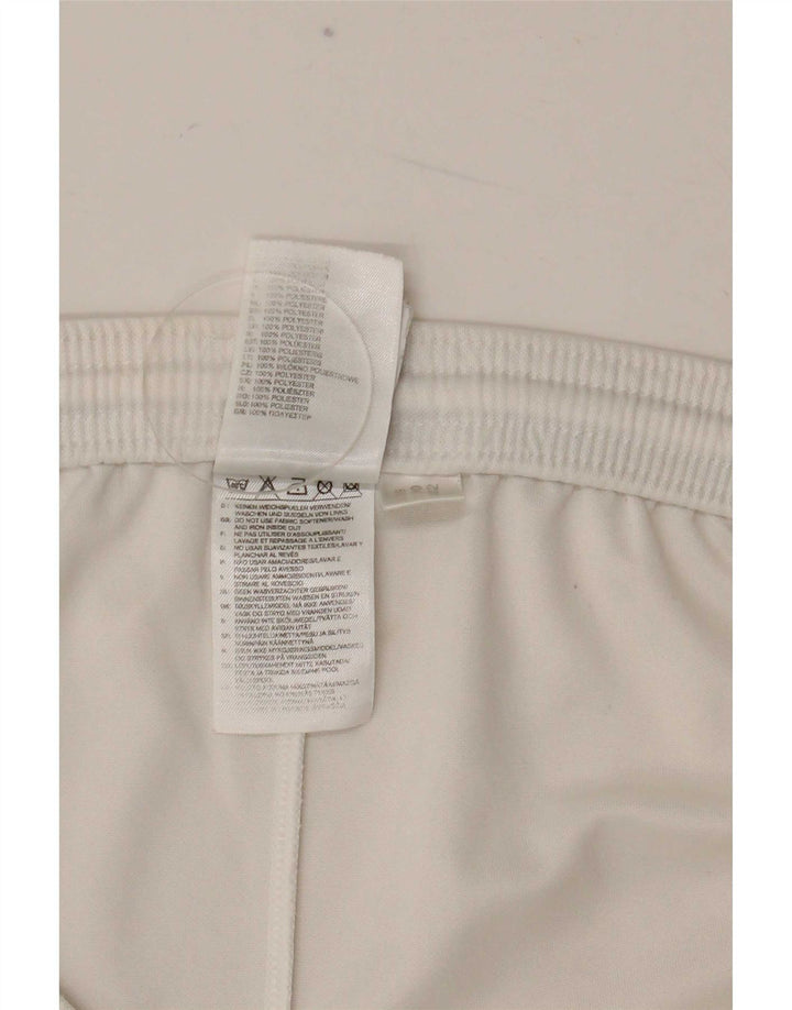 Pantalón Corto Deportivo Adidas Hombre Medio Blanco Poliéster