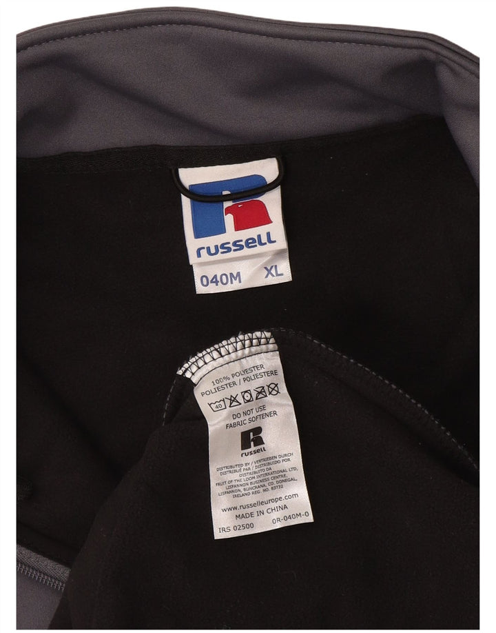 RUSSELL ATHLETIC Chaqueta de chándal para hombre XL Gris Poliéster