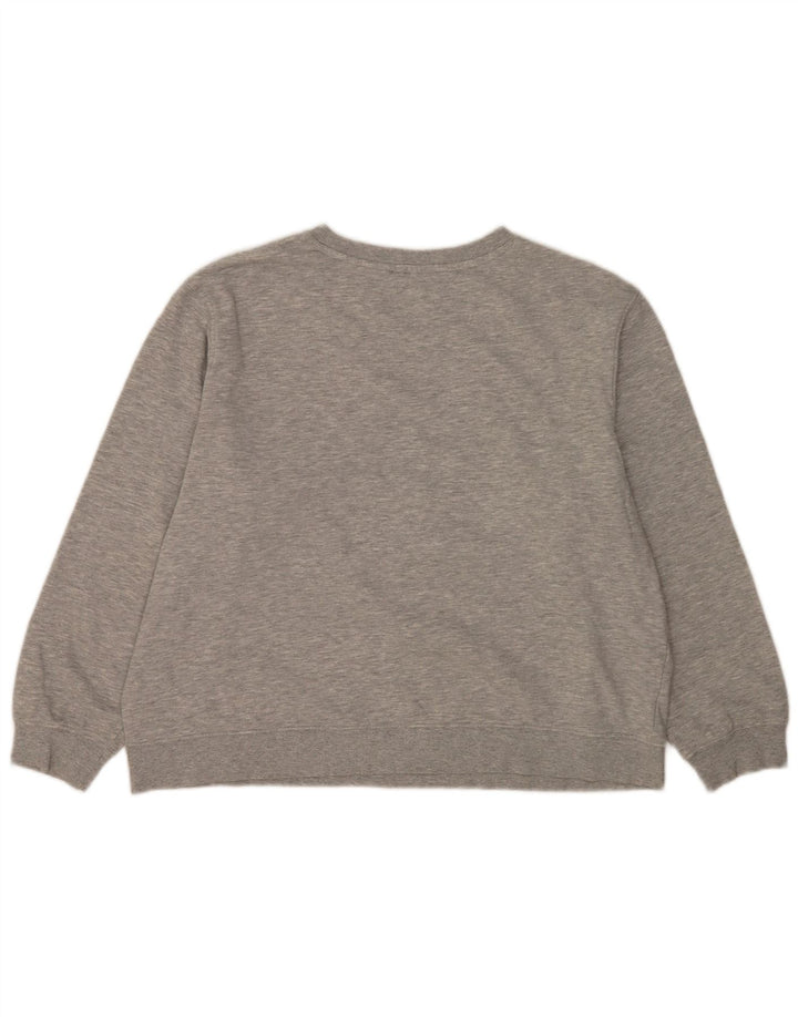 Marks & Spencer - Sudadera corta para mujer, talla 40, talla grande, color gris moteado
