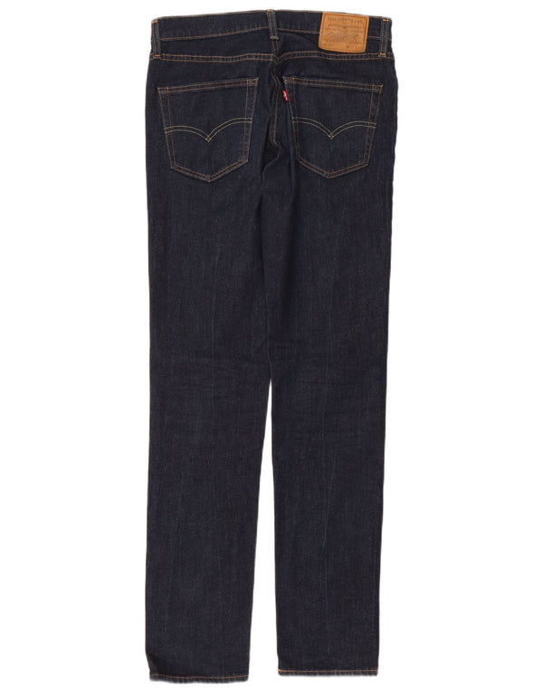 Levi's Hombre 511 Slim Jeans W32 L34 Algodón Azul Marino