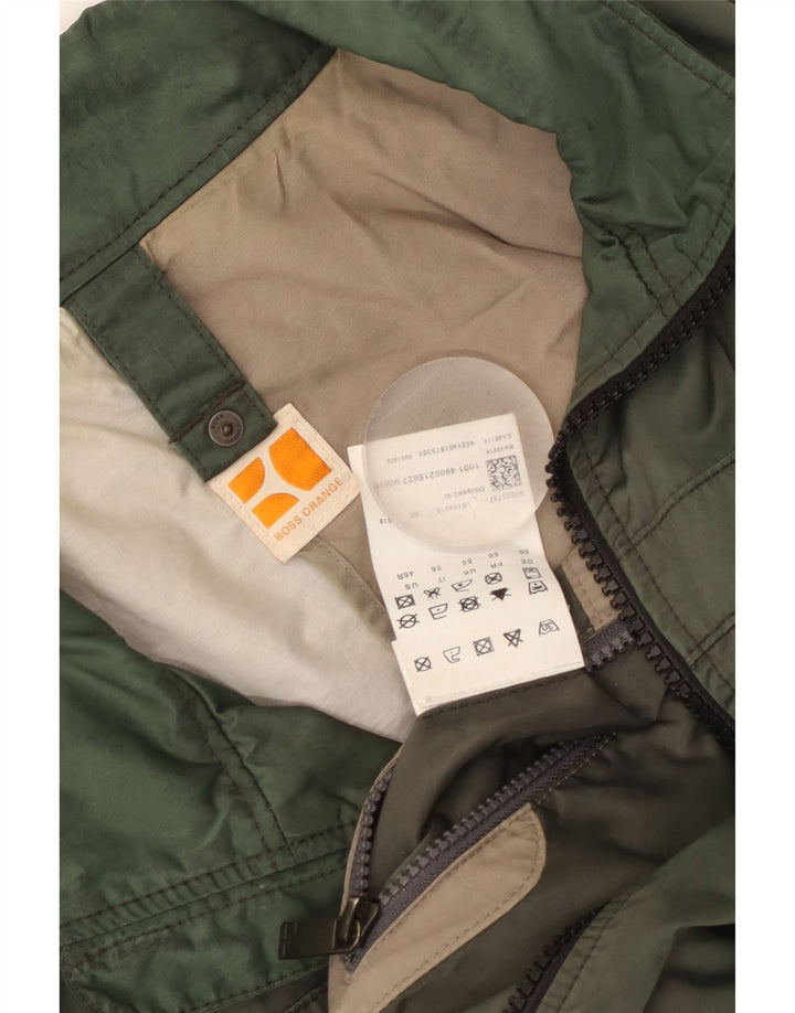 HUGO BOSS Chaqueta utilitaria para hombre EU 56 3XL Poliamida verde