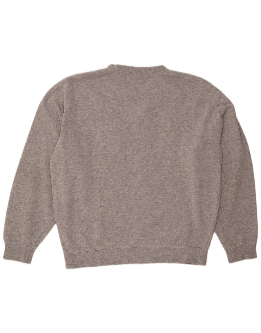 FILA Sudadera de gran tamaño con gráfico para mujer UK 40 Gris medio moteado