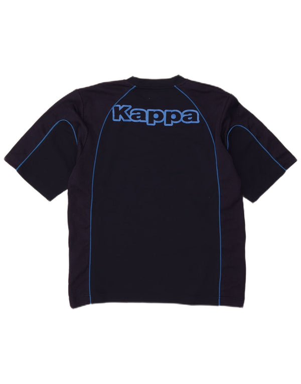 Kappa Camiseta gráfica para hombre Top Small Azul marino Poliéster