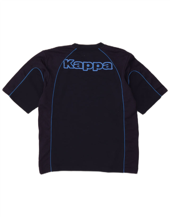 Kappa Camiseta gráfica para hombre Top Small Azul marino Poliéster