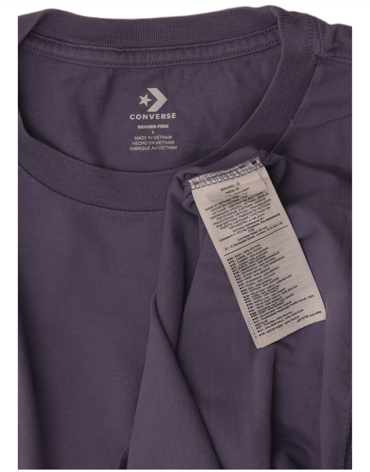 Camiseta Converse Hombre Top Grande Azul Marino Algodón