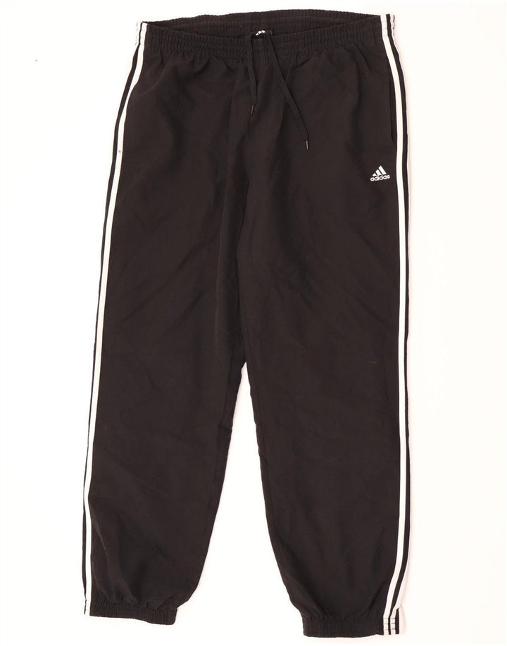 Adidas Hombre Climalite Chándal Pantalones Joggers XL Negro Poliéster