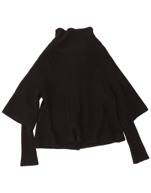 Monsoon Suéter Cárdigan para Mujer UK 44 Mediano Lana Negra