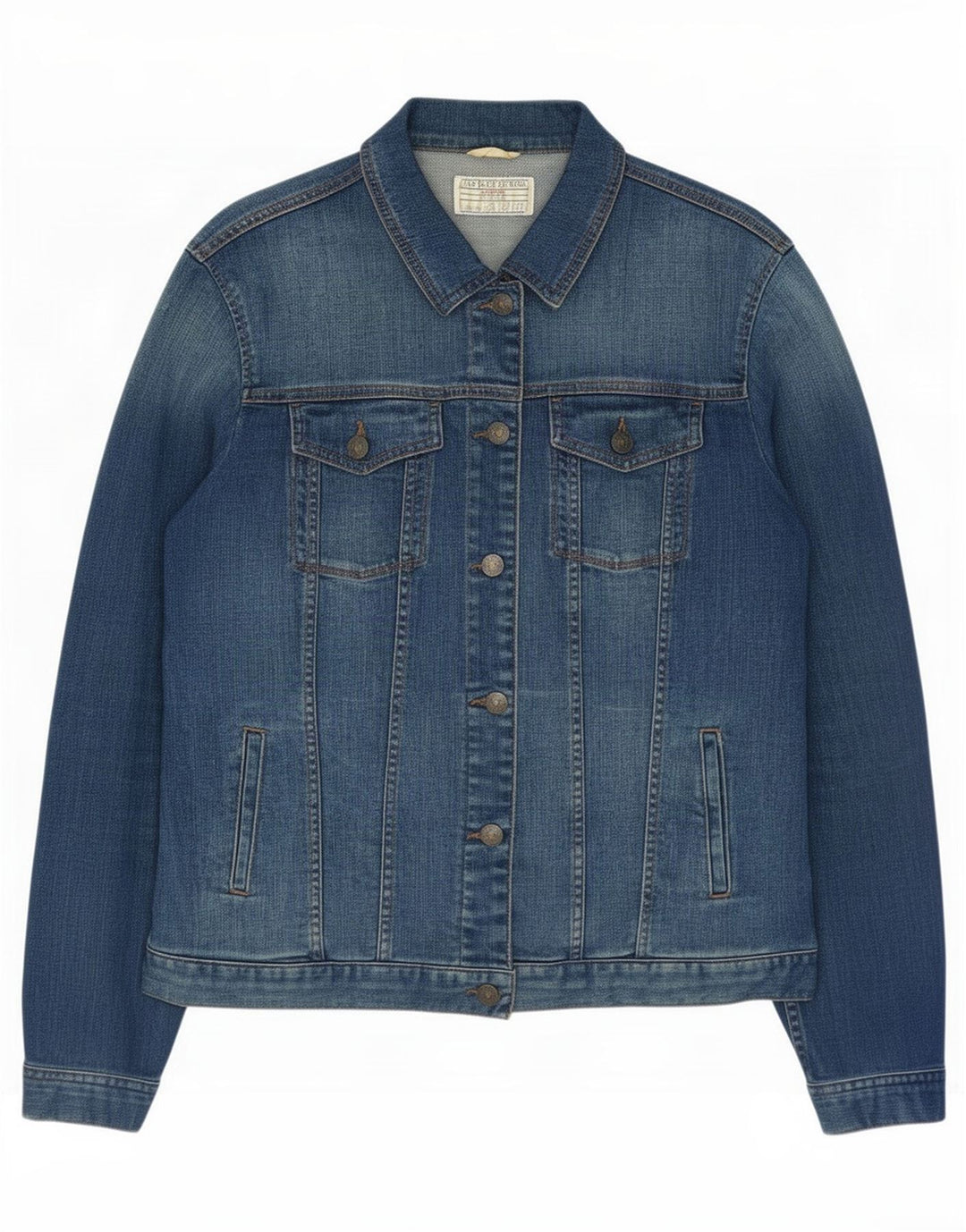 Chaqueta vaquera para mujer Fat Face UK 44 Algodón azul grande
