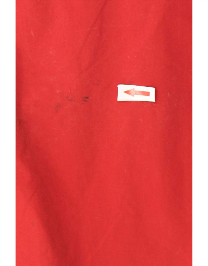 Napapijri Chaqueta anorak con capucha y gráfico para hombre UK 38 Medium Red Polyamide