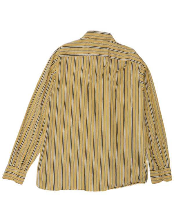 Camisa Tommy Hilfiger Hombre Regular Fit XL Algodón A Rayas Amarillas