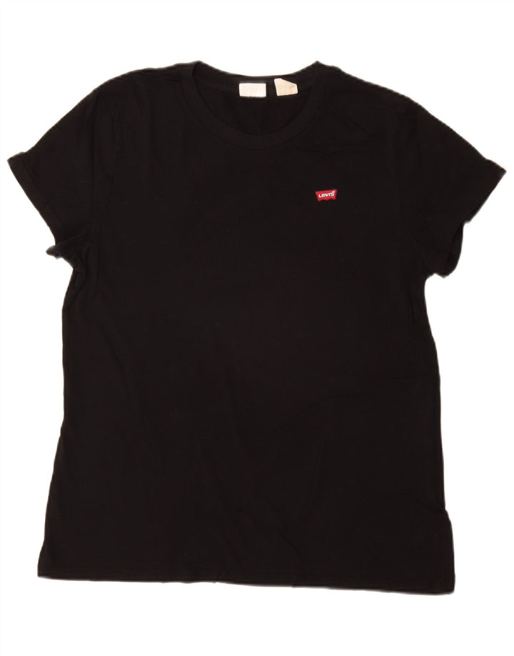 Levi's Camiseta para mujer Top UK 44 Mediano Negro