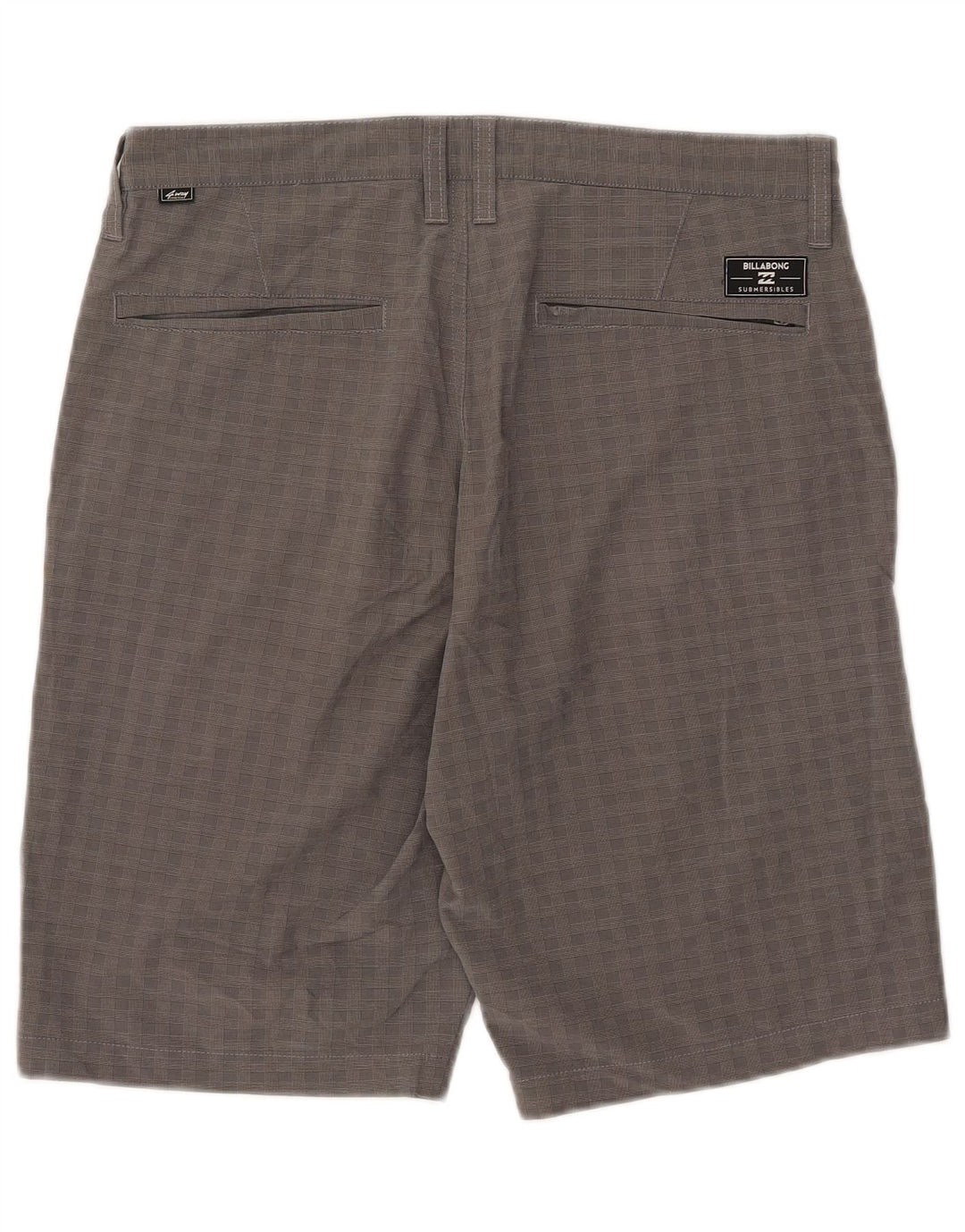 Pantalones cortos chinos Billabong para hombre W32 Medium Grey Check