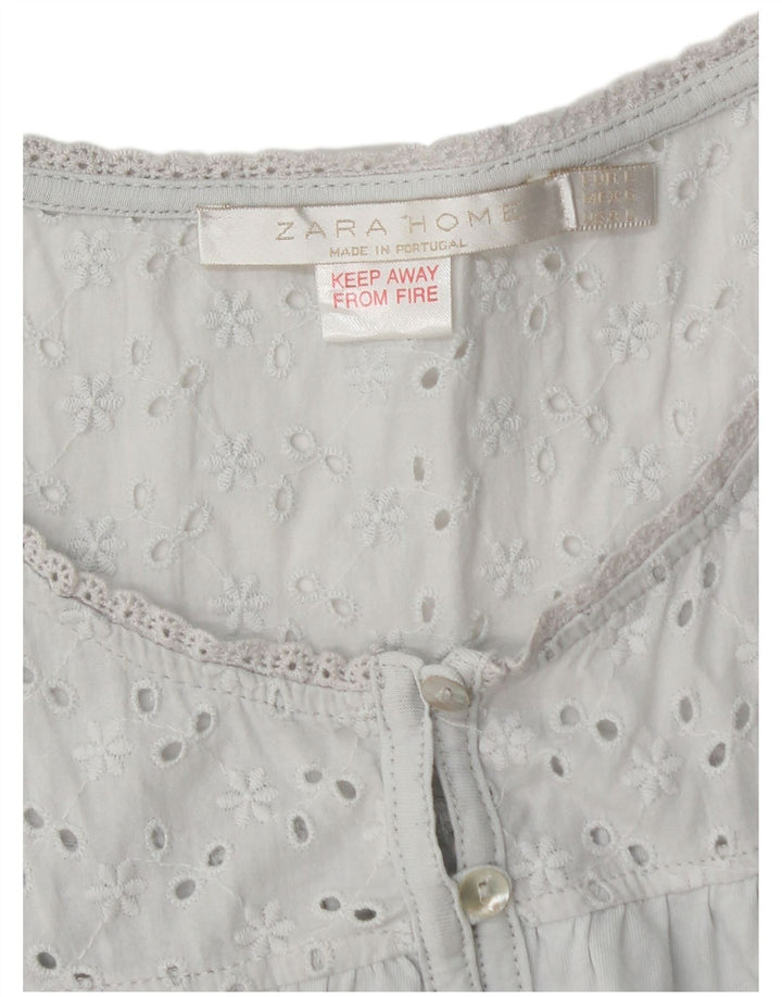 Zara Mujer Vestido Recto Sin Mangas UK 44 Grande Gris