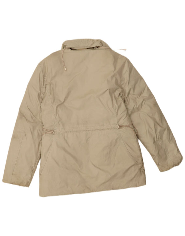 Chaqueta acolchada con capucha para mujer Gas UK 44 Large Beige Nylon
