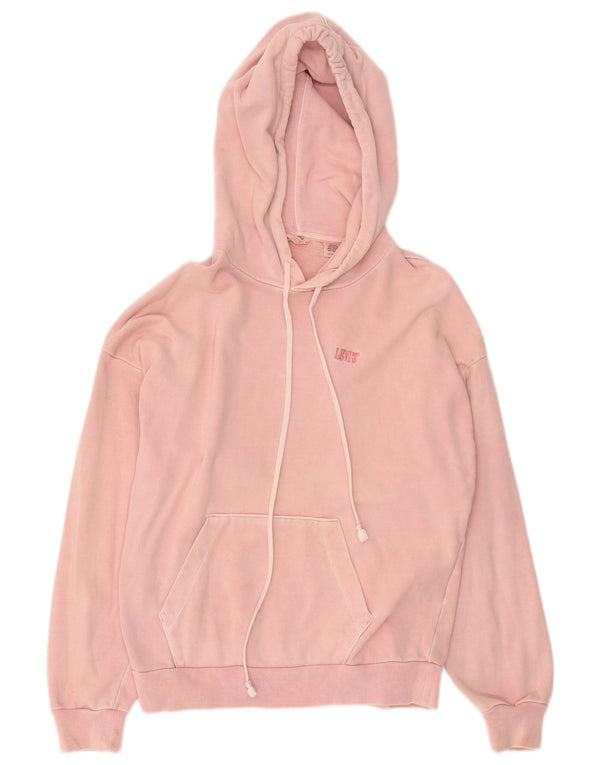 Levi's Jersey con capucha extragrande para mujer UK 6 XS Algodón rosa