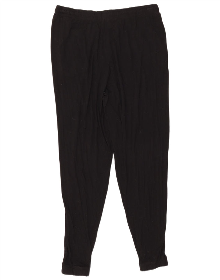 Marks & Spencer Pantalones de chándal para Mujer UK 44 Large Viscosa Negra