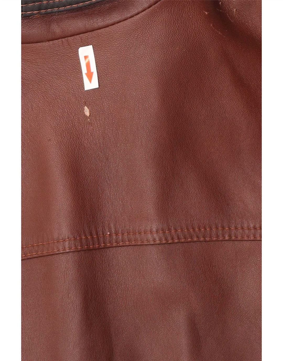 Vintage hombres bombardero chaqueta de cuero Reino Unido 40 marrón grande