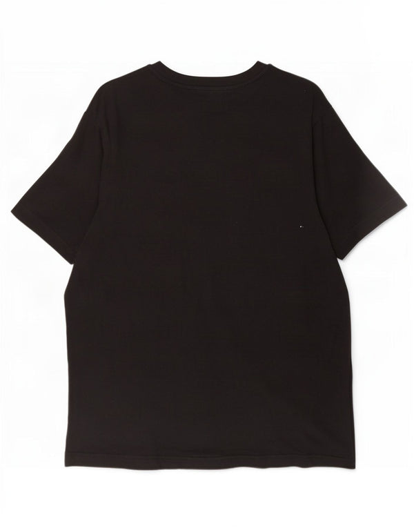 Puma - Camiseta gráfica para hombre, talla grande, algodón negro