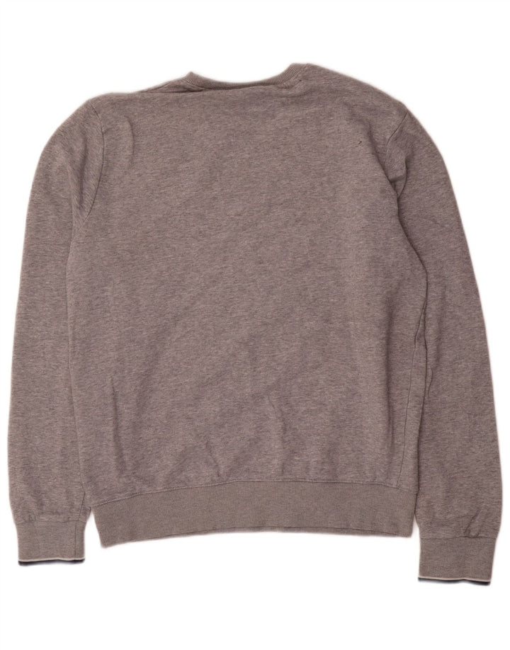 Fila Hombre Graphic Sudadera Jumper Algodón Gris Medio