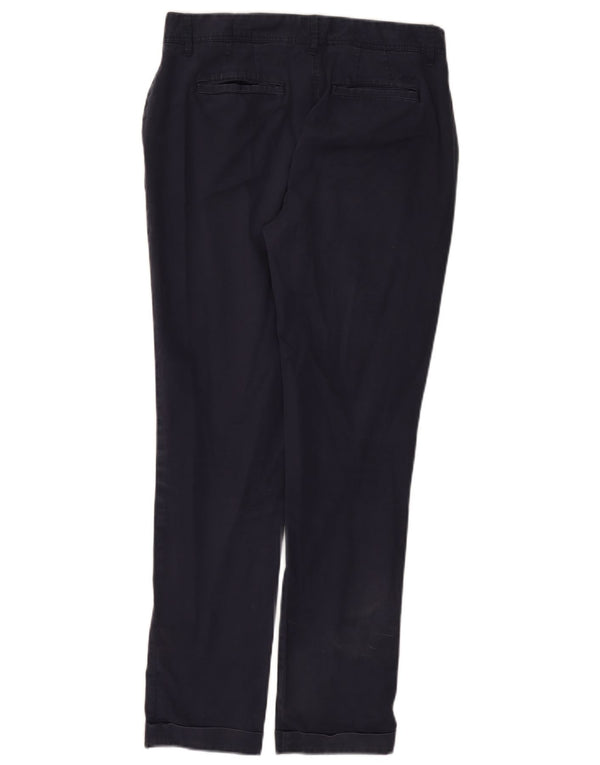 Crew Clothing Pantalones chinos rectos para mujer UK 8 Small W28 L29 Azul marino