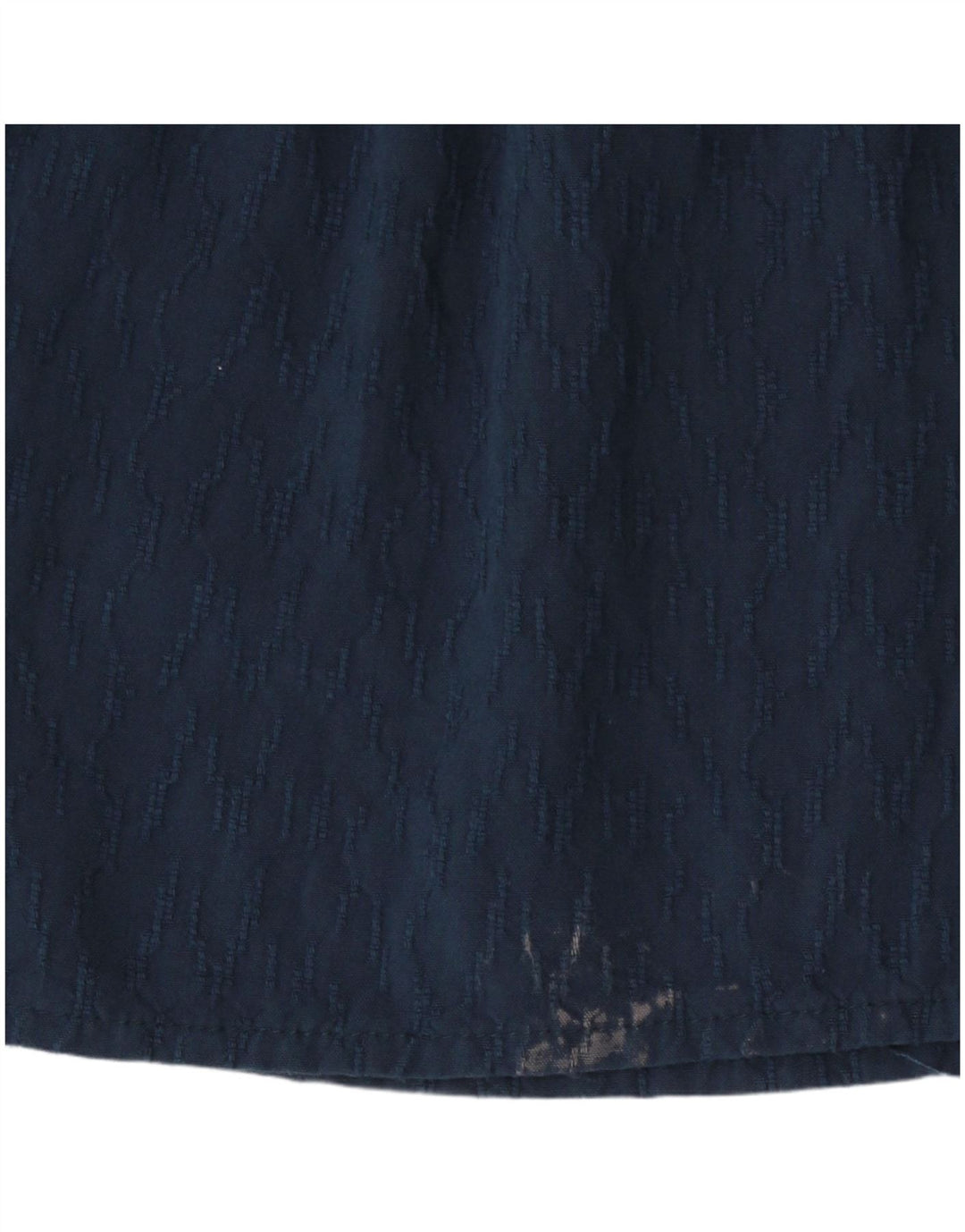 White Stuff Vestido escalonado de manga larga para mujer UK 42 Viscosa azul medio