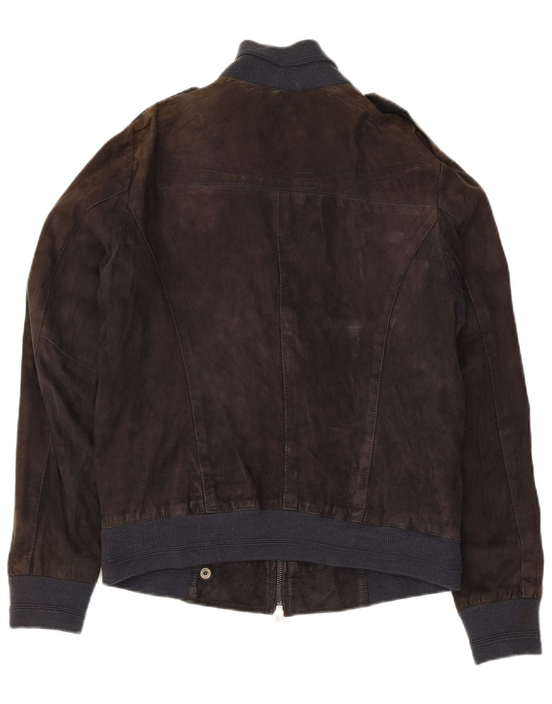 Chaqueta bomber de ante militar Koan para mujer IT 44 Cuero negro mediano