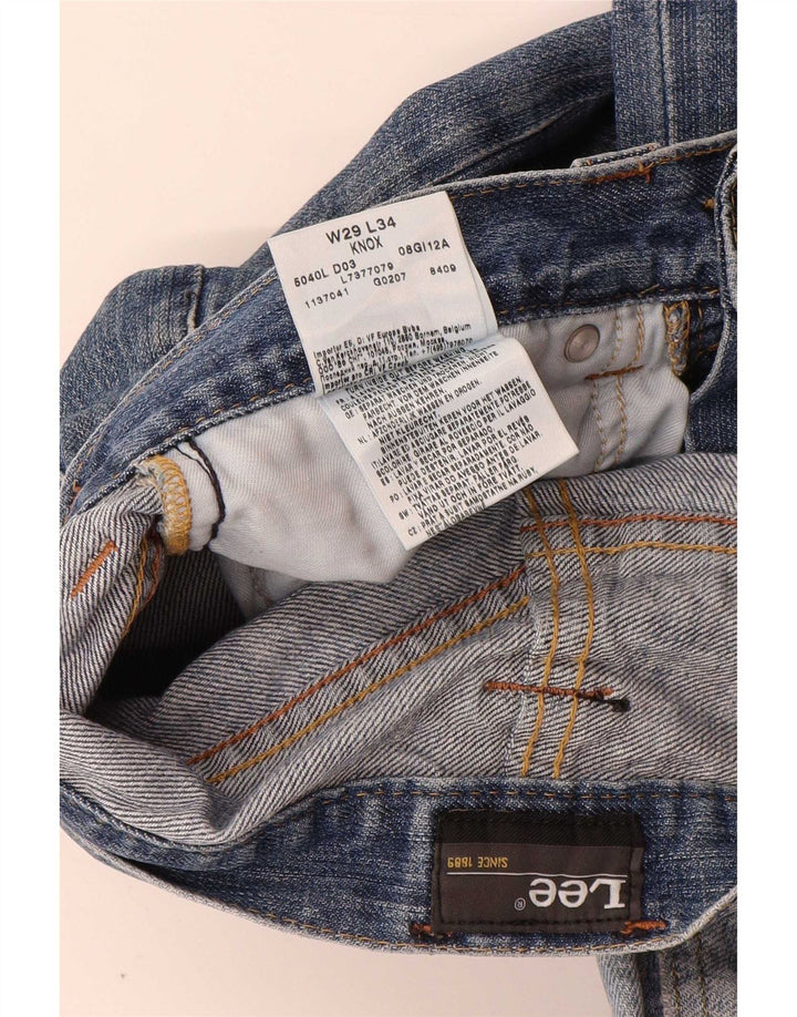 Lee Vaqueros Rectos Knox para Hombre W29 L34 Algodón Azul