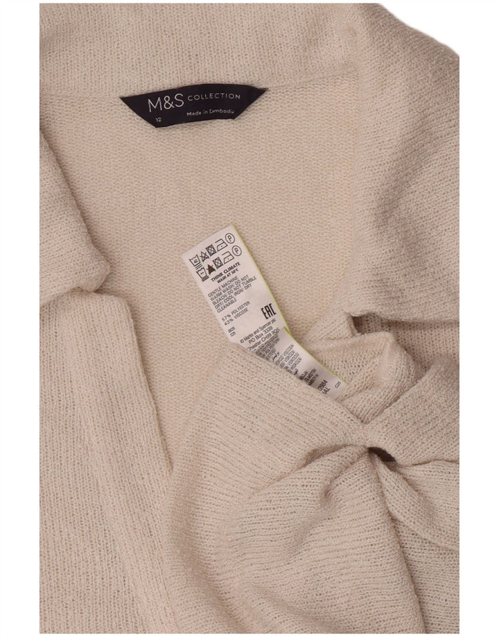 Marks & Spencer Polo para mujer UK 40 Mediano Poliéster blanco