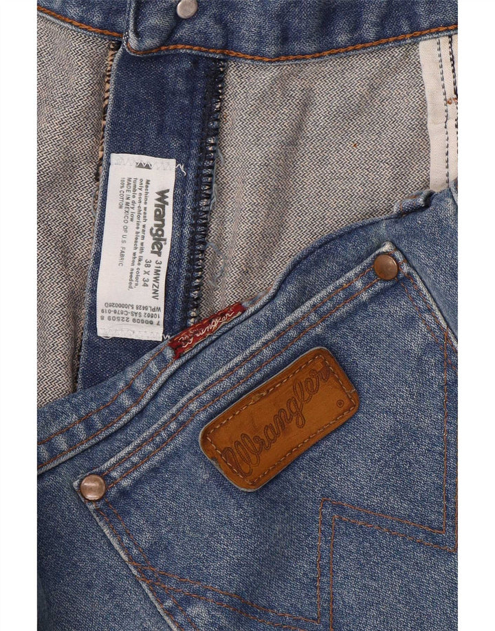 Vaqueros Wrangler Hombre Rectos W38 L30 Algodón Azul