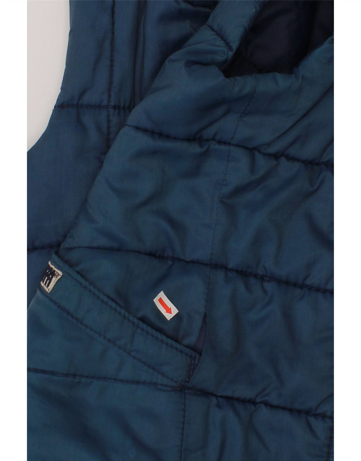 Puffa Chaleco acolchado para niños 7-8 años Grande Nylon azul